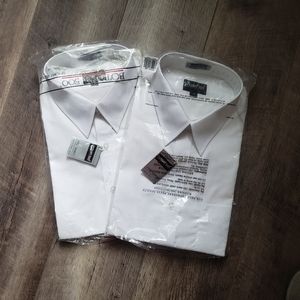 Lot of Mens Bottany 500 button shirts size 17 nwt